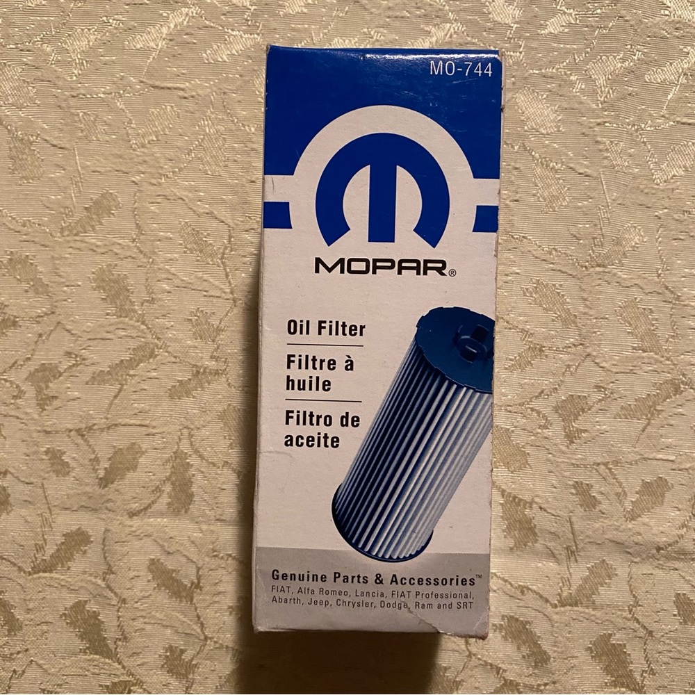 Mopar Oil Filter MO-744 6807 9744 AD-001 for 2011-2013 Engines